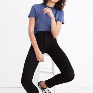 NWOT Madewell High Rise Skinny Roadtripper Jean in Bennett Black